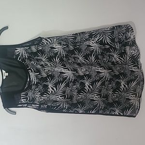 Koton see-through blouse, Size UK 8 Euro 36, Color Black and White